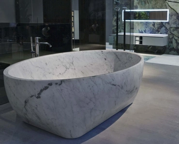 Vasca da Bagno in marmo di Carrara Solidea di Antoniolupi