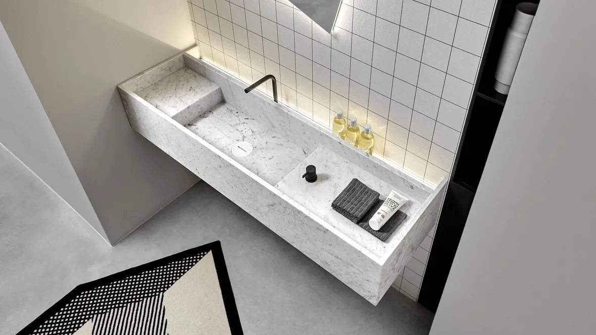 Lavabo Street in marmo di Antoniolupi