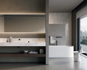 Mobile da Bagno Street_Light legno di Antoniolupi