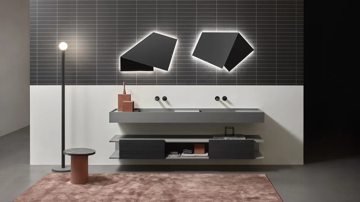 Mobile da Bagno Street_Light legno di Antoniolupi