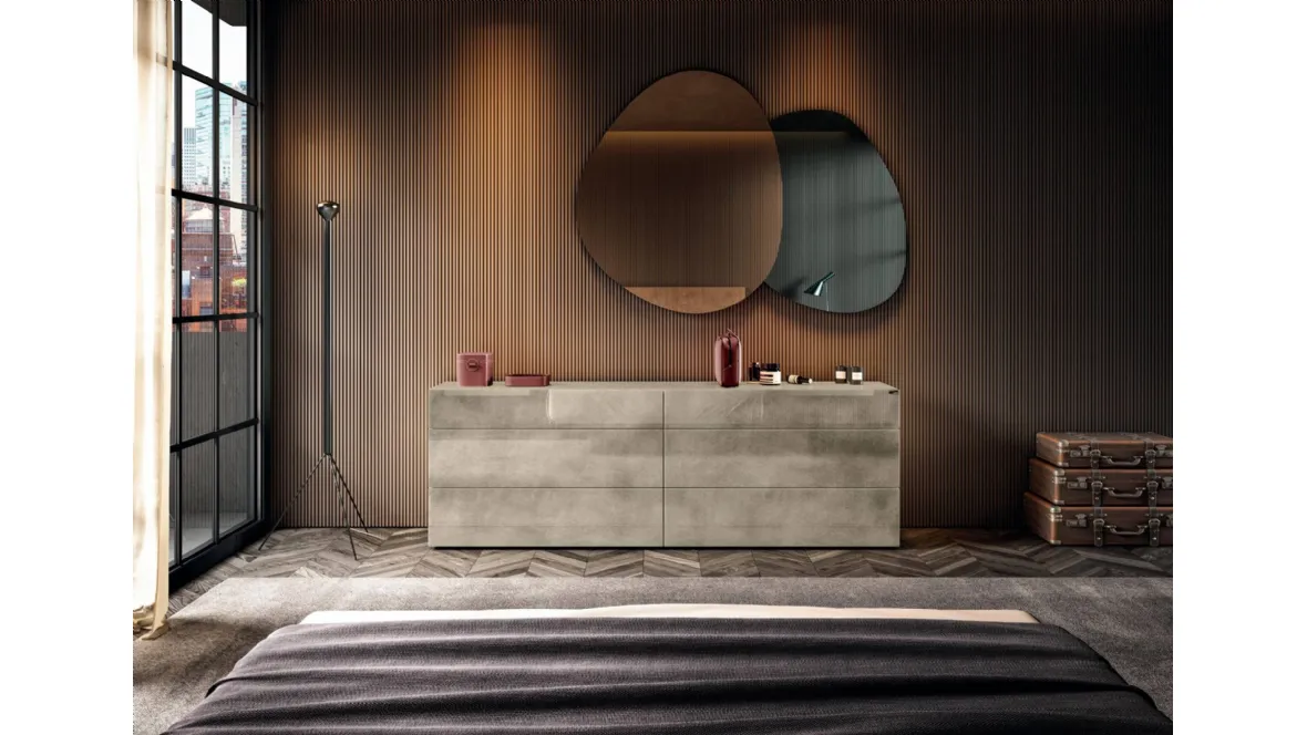 Comò in vetro 36e8-0650B Lago