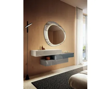 Comò sospeso in vetro 36e8 0663 di Lago