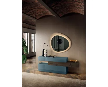 Comò in vetro e legno 36e8 2134 di Lago