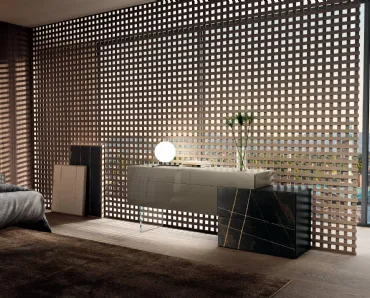 Comò in vetro 36e8 2608 di Lago