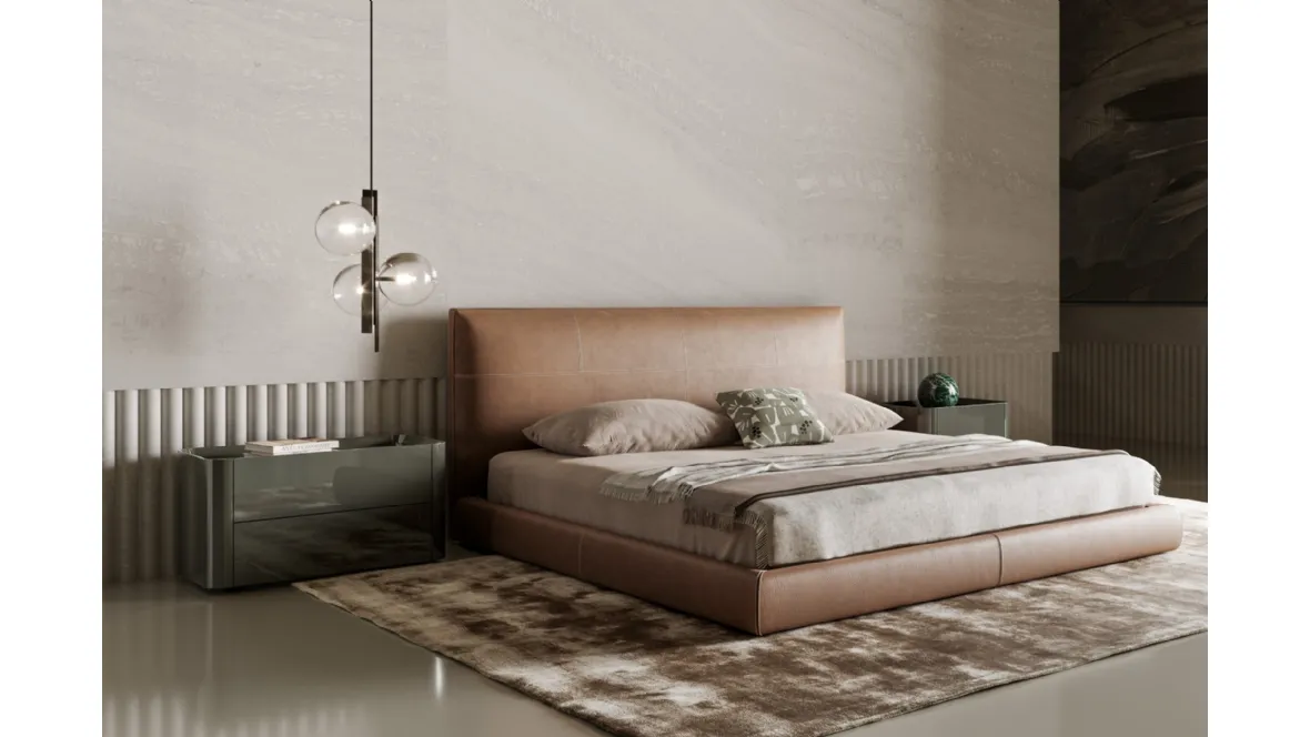 Comodino Arragan in laccato lucido di Bonaldo