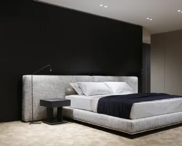 Comodino Brera in olmo nero di Poliform