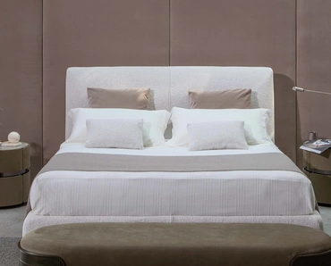 Comodino Toshi rivestito in pelle di Flou