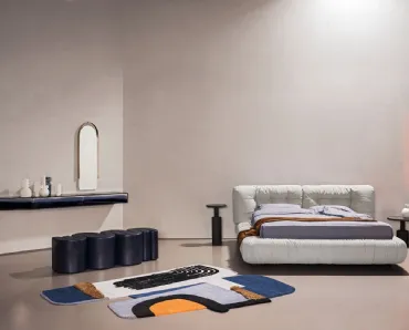 Letto in pelle Milano di Baxter