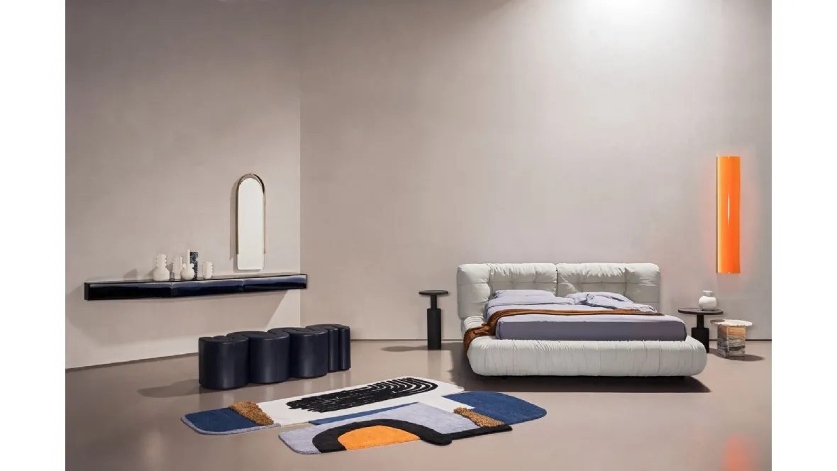 Letto in pelle Milano di Baxter