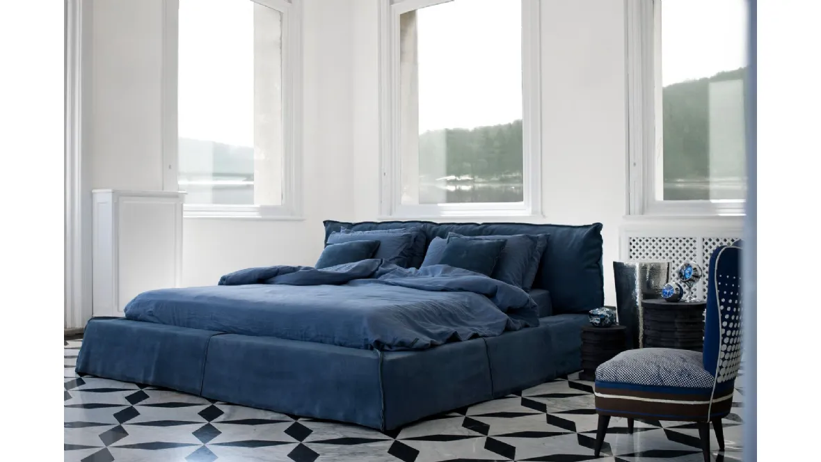 Letto in pelle Paris di Baxter