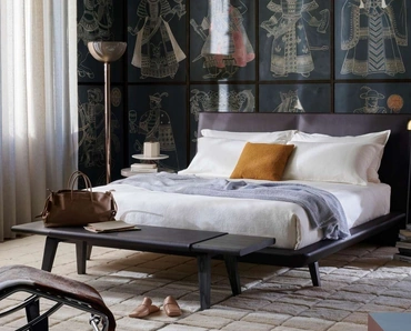 Lettoin pelle Acute di Cassina