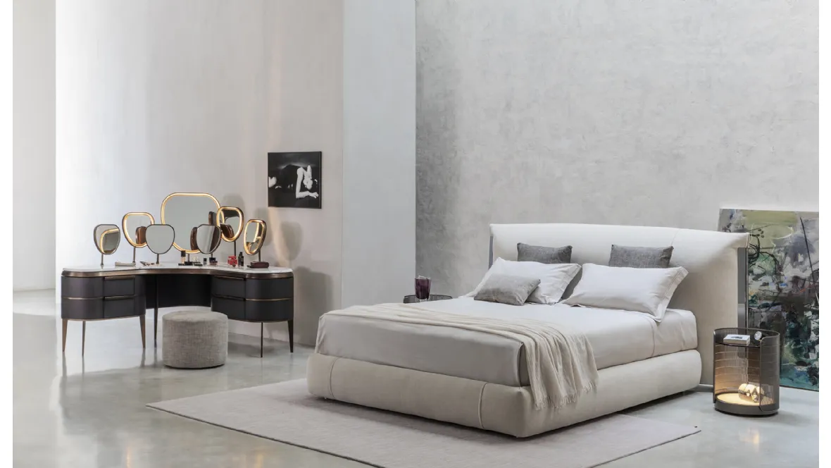 Letto con testiera Amal di Flou
