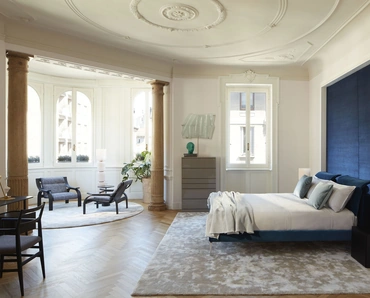 Letto imbottito Moov di Cassina