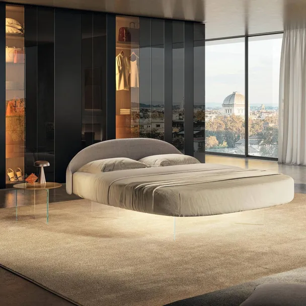 Letto matrimoniale Roundy Air di Lago