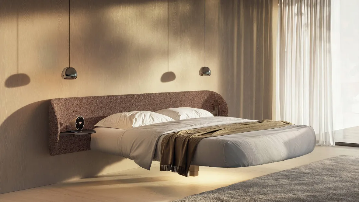 Letto Roundy Fluttua 2907 di Lago