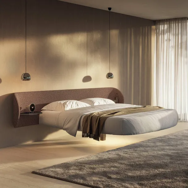 Letto Roundy Fluttua 2907 di Lago