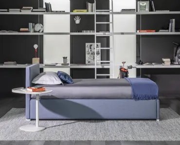 Letto singolo con letto estraibile Biss di Flou