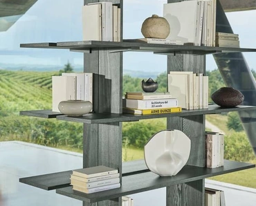 Libreria componibile in legno FF Spine di Cassina