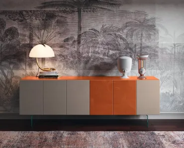 Madia in vetro laccato 36e8 13604 di Lago