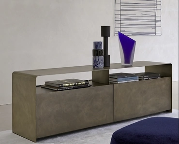 Madia Foglio in finitura Oxide di Flou