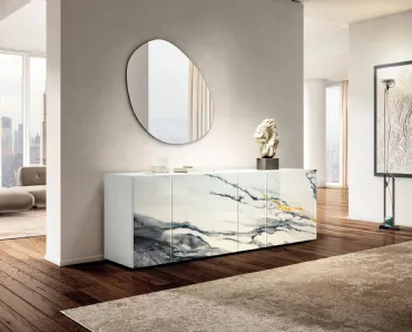 Madia in vetro effetto marmo 36e8 05802 di Lago