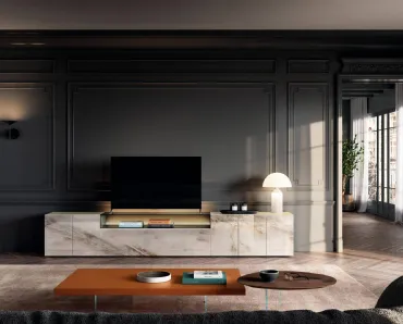 Mobile Porta Tv 36e8 Glass 2151 di Lago