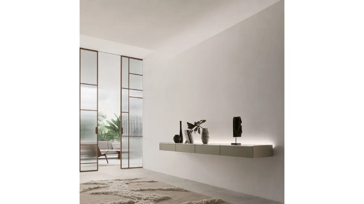 Mobile sospeso Self Bold Platino di Rimadesio