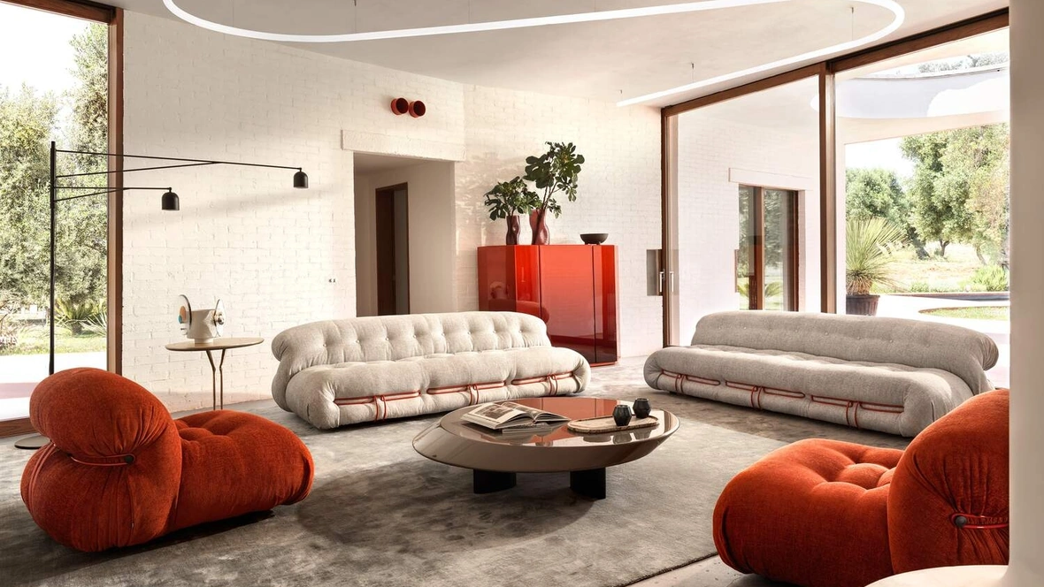 Poltrona di design Soriana di Cassina