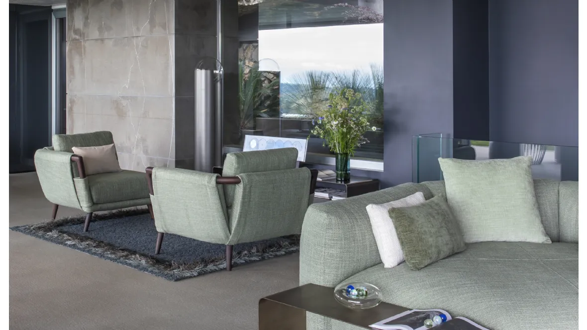 Poltrona Gaudì corner di Flou