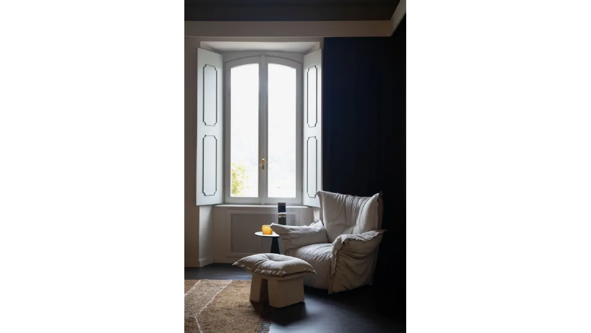 Poltrona in pelle Ginevra di Baxter