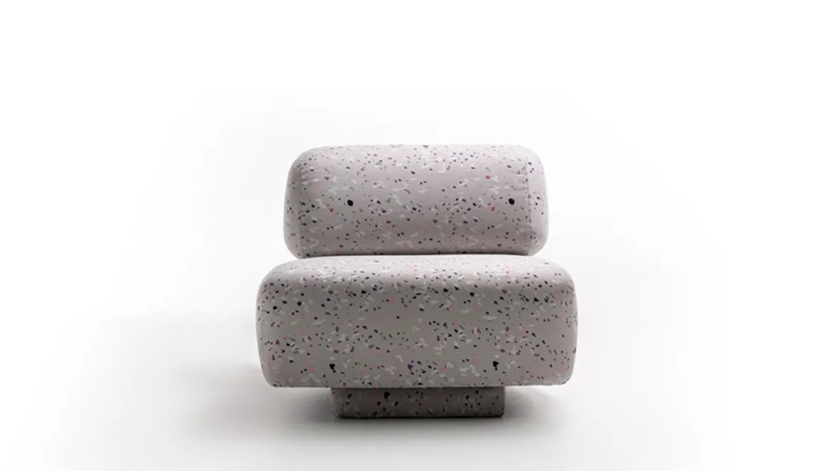 Poltrona in tessuto Gogan di Moroso