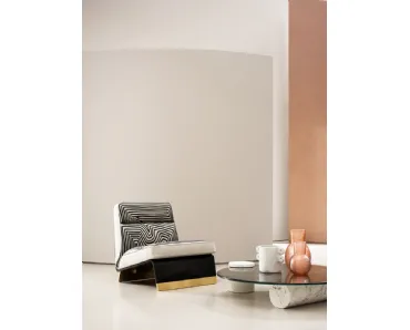 Poltrona in pelle Greta di Baxter