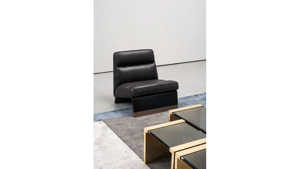 Poltrona in pelle Greta di Baxter