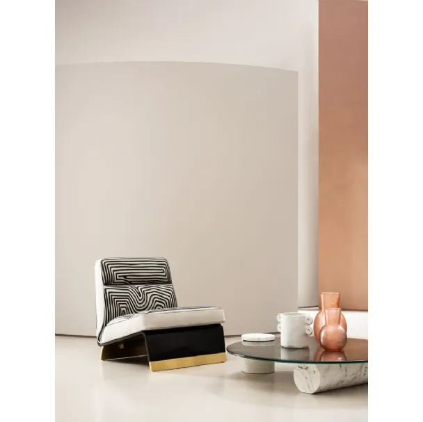 Poltrona in pelle Greta di Baxter