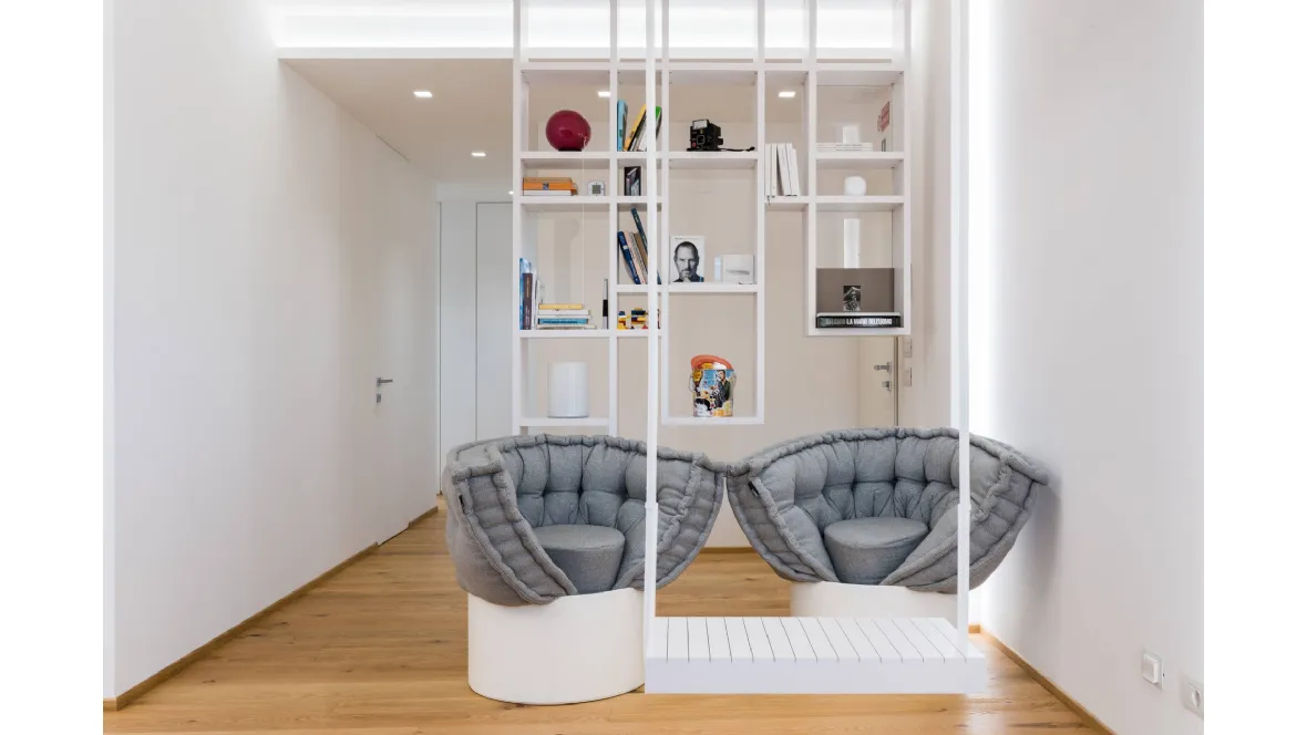 Poltroncina trasformabile Huggy di Lago