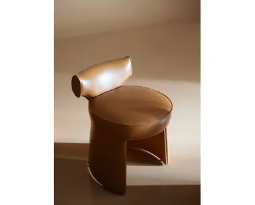 Poltroncina in pelle Inga di Baxter