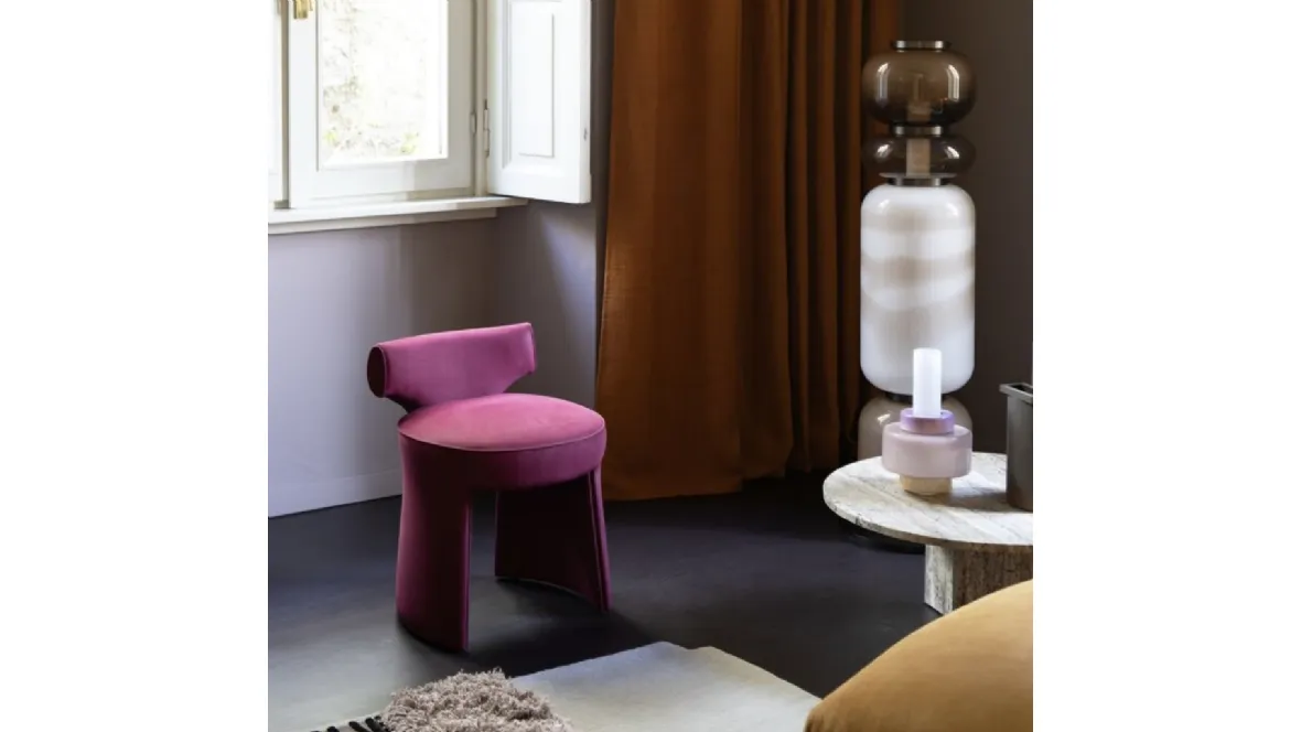 Poltroncina in pelle Inga di Baxter