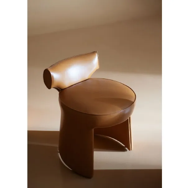 Poltroncina in pelle Inga di Baxter