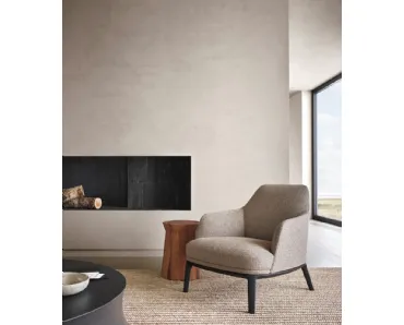 Poltrona Jane Large in tessuto di Poliform