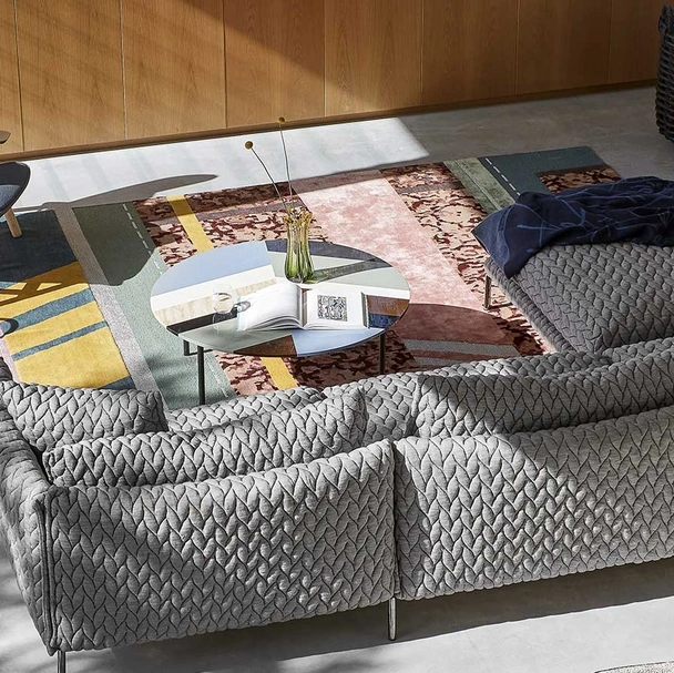 Poltrona in tessuto Lilo Wing di Moroso