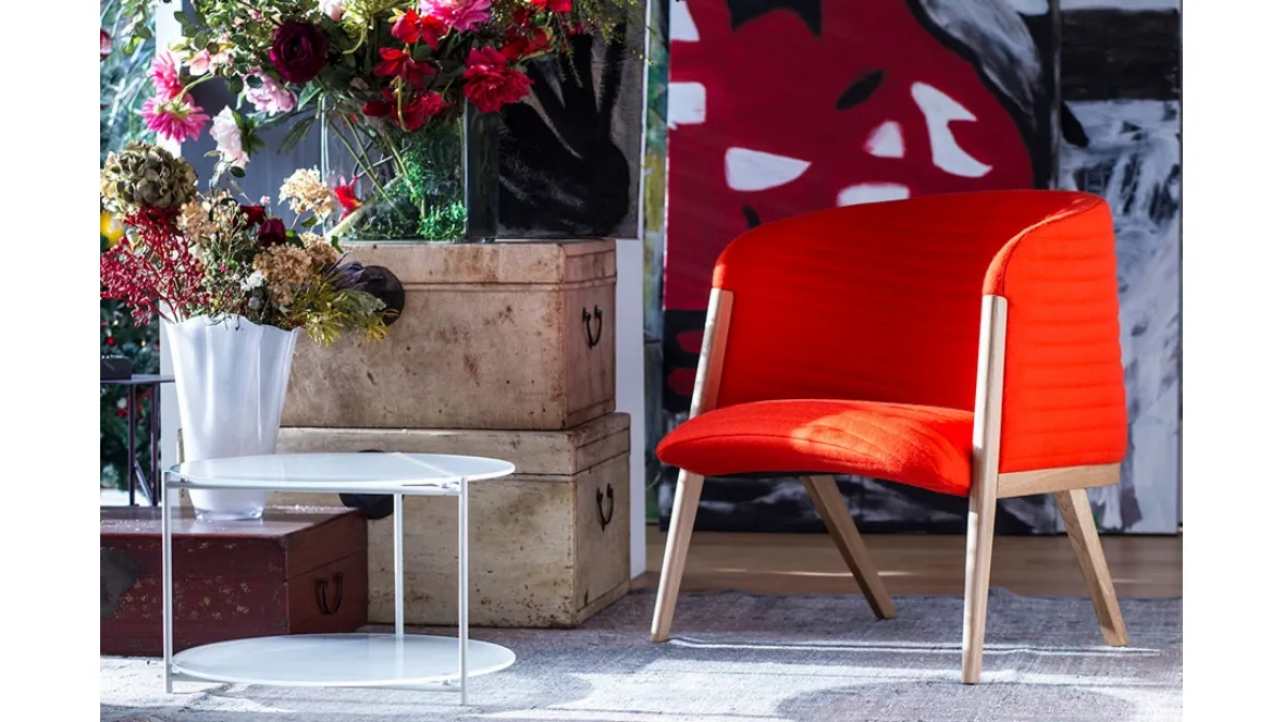 Poltroncina in tessuto Mafalda di Moroso