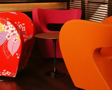 Poltroncina in tessuto Little Albert di Moroso