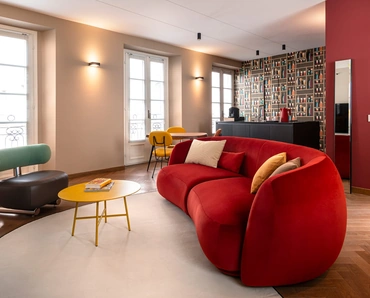 Poltrona imbottita Pipe di Moroso