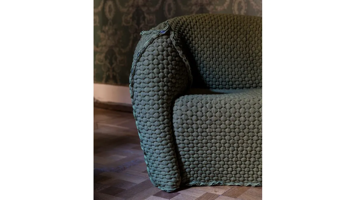 Poltrona in tessuto Panna Chair di Moroso