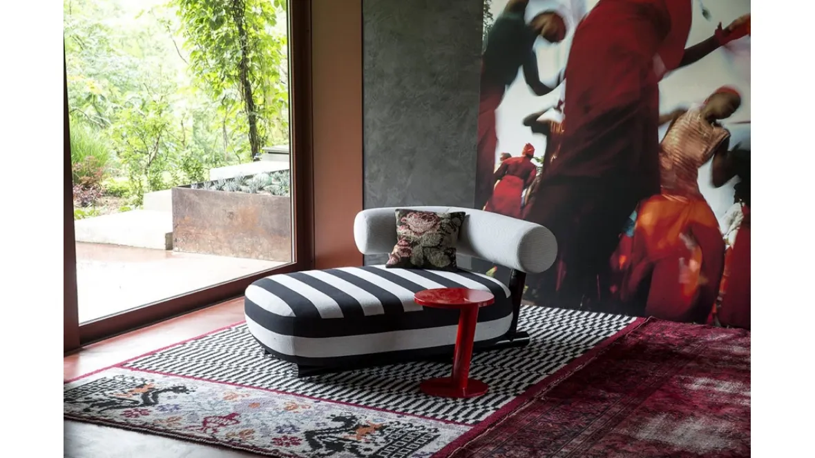 Chaise Longue Pipe di Moroso