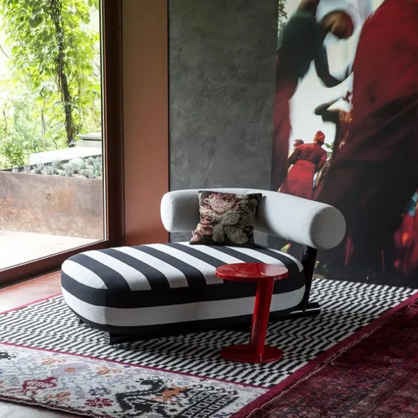 Chaise Longue Pipe di Moroso