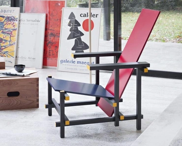 Poltrona di design Red and Blue di Cassina