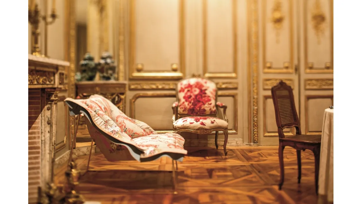 Poltrona in tessuto Volant di Moroso