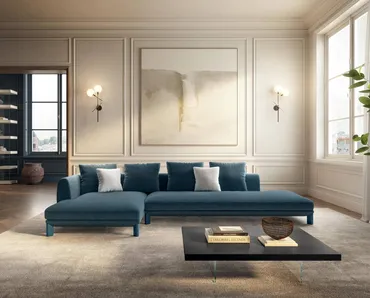 Divano con penisola Altana di Lago