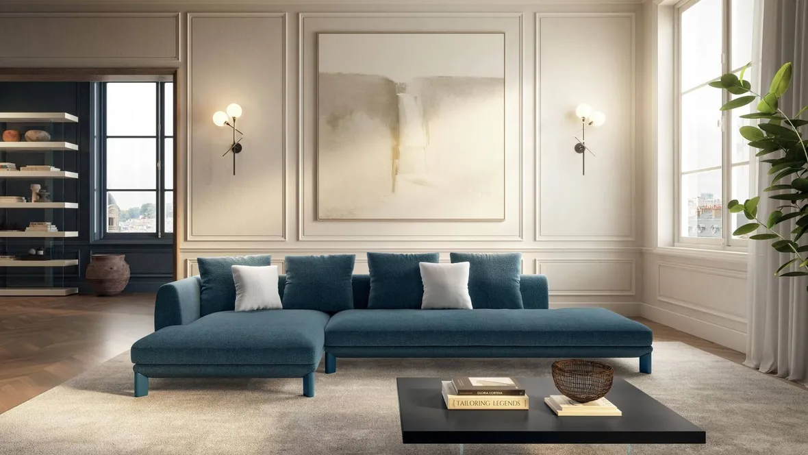 Divano con penisola Altana di Lago